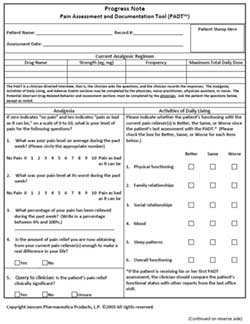 pain assessment and documentation tool